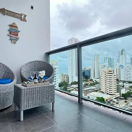 Beautiful 1br Apt With Ocean View-16th Floor! * Cartagena