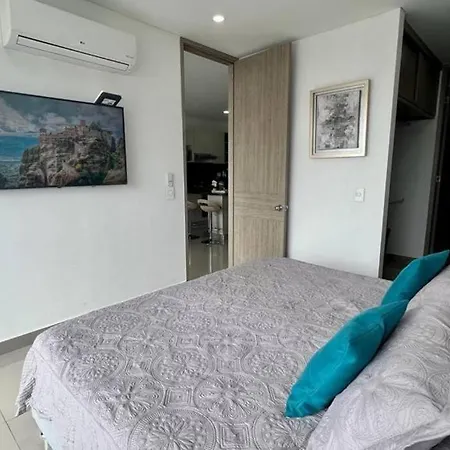 Beautiful 1br Apt With Ocean View-16th Floor! Apartamento Cartagena