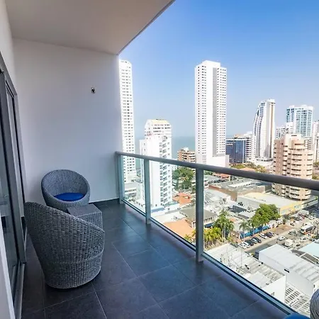 Beautiful 1br Apt With Ocean View-16th Floor! * Cartagena